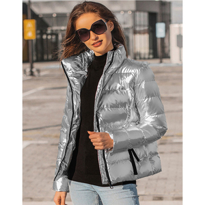 Chaqueta Acolchada de Marca Privada ODM para Mujer, Nuevo Estilo, Tela de Nailon, Chaqueta de Burbujas para Mujer, Ropa de Abrigo de Invierno, Chaquetas Acolchadas para Mujer - Product Image 5