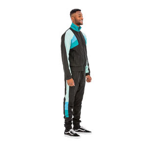 Ensemble de survêtement coupe-vent pour homme, coupe ample, en nylon et polyester, vêtements de sport, veste et pantalon respirants et coupe-vent - Product Image 2