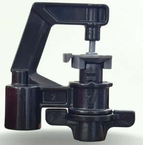 Aspersor emergente de 1 pulgada, sistema de riego de jardín de plástico, cuerpo verde y negro - Product Image 4