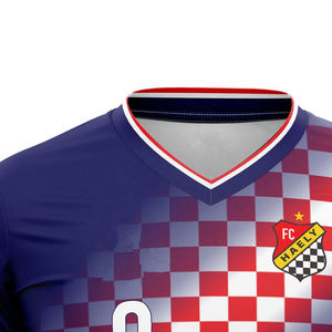 Uniforme Deportivo de Fútbol para Hombre, 100% Poliéster Transpirable, con Estampado por Transferencia de Calor, de Alta Calidad OEM - Product Image 3