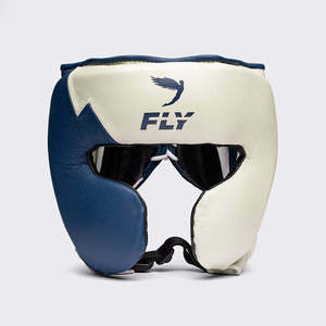 Protège-tête de boxe professionnel MMA Sanda Fly pour adultes, en cuir durable, équipement de protection pour l'entraînement de boxe, créez votre propre marque FS-1 - Product Image 1