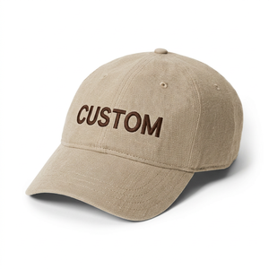 Custom Men's <b>Dad</b> <b>Hat</b> Cotton Adjustable Baseball Cap Custom Logo Casual Streetwear Wholesale Headwear Clothing Manufacturer - Product Image 1