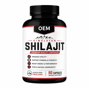 Cápsulas de Extracto de Shilajit Natural del Himalaya OEM, Cápsulas de Shilajit 100% Puro, Ricas en Ácido Fúlvico y Minerales para Apoyar la Energía - Product Image 1