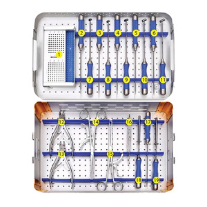 Composants de fixation vertébrale : Vis pédiculaires en titane, tiges, crochets, connecteurs croisés, équipement d'implantation orthopédique, kit d'implants vertébraux - Product Image 1