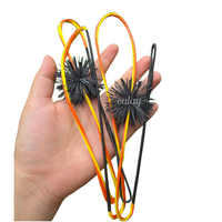 Cordage de tir à l'arc Fastflight à 12 à 18 brins avec boucle d'extrémité pour la chasse