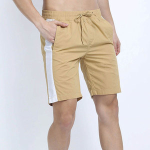 Shorts Bermuda Kaki pour Homme, Taille Mi-Haute, Fermeture à Cordon, Tissu Oxford en Coton, Style Décontracté, Poches, Respirant - Product Image 4
