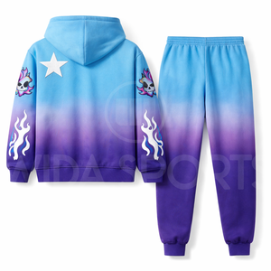 Sunfade Winter Vintage Windproof <b>Tracksuit</b> Custom Acid Wash Hoodie Jogger Set Regular Streetwear OEM ODM Factory Direct Supplier - Product Image 6