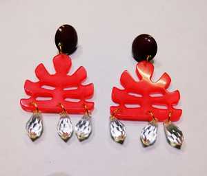 Western Design Demanding Earring Western Resin Ball Shape Charm Earrings Stylish Handmade Seed Bead Women's Fashion Jewellery - Product Image 6