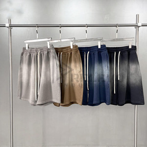 กางเกงขายส่งสั่งทำพิเศษ ระบายอากาศได้ดี เป็นมิตรกับสิ่งแวดล้อม ผ้าถักยืดหยุ่น เอวกลาง ผ้าฝ้าย 100% ย้อมสีพื้น มีกระเป๋า ความยาวระดับเข่า สำหรับผู้ชาย สไตล์สมาร์ท - Product Image 5