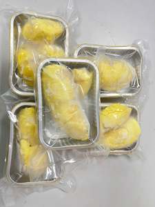 Durian IQF du Vietnam, chair de fruit naturelle congelée pour desserts, glaces, gâteaux, smoothies, pâtisseries et approvisionnement en détail - Product Image 1