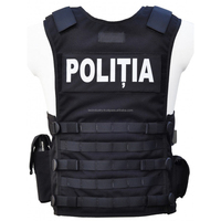 Chaleco Táctico de Seguridad para Entrenamiento al Aire Libre con Logotipo Personalizado, Materiales de Nailon y Poliéster Impermeables y Resistentes al Fuego