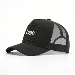 Unisex Mesh Trucker <b>Cap</b> 5-Panel Solid Color Striped/Dot Adjustable Back Closure 6-Panel Casual Style Spring Summer Wear - Product Image 6