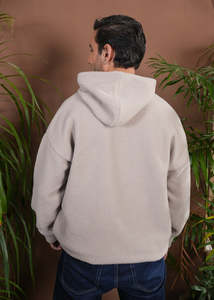 Winter <b>Warm</b> <b>Fleece</b> Hoodie Unisex Oversized Pullover Custom Logo Wholesale Manufacturer - Product Image 3