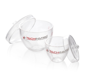 Creuset en quartz résistant à la chaleur TECHINSTRO 1000 ml avec couvercle sécurisé, pureté 99,99 %, OEM/ODM pour laboratoire, précision et fiabilité - Product Image 4