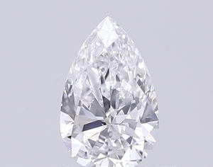 Diamant de laboratoire de forme poire taille idéale 0,37 ct E VS1 CVD certifié IGI - Product Image 1