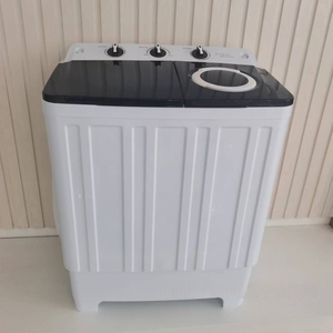 Lavadora semiautomática de doble tina de carga superior de 15 kg/5 kg, lavadora eléctrica independiente para el hogar, hotel, dormitorio - Product Image 2