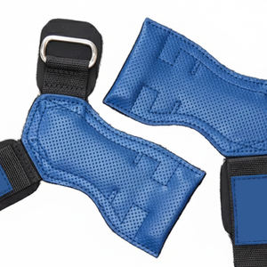 Guantes de levantamiento de pesas de cuero de moda al por mayor, agarres de carbono para entrenamiento muscular, unisex, de cuero PU para levantamiento de pesas - Product Image 3