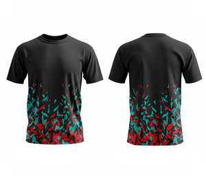 Camiseta Deportiva Sublimada Personalizada, Ropa Deportiva de Alto Rendimiento |   Tallas Unisex para Adultos |   Camiseta Ligera, Transpirable y de Secado Rápido - Product Image 3