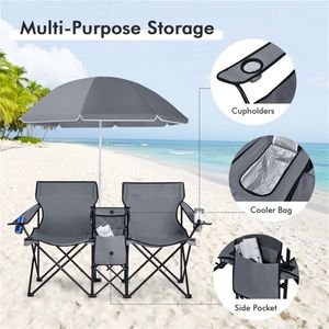 Outdoor Camping Chair with Umbrella for Beach Use - Product Image 6