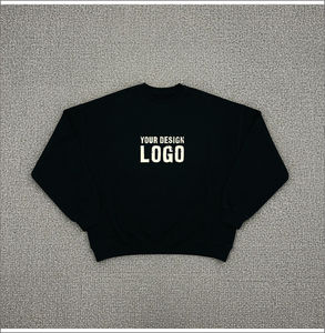 เสื้อสเวตเชิ้ตผู้ชายคุณภาพสูง สไตล์สตรีทแวร์ ล้างสีแบบแอซิด บล็อกสีตัดกัน ปักโลโก้ตามสั่ง เนื้อผ้าหนา - Product Image 1