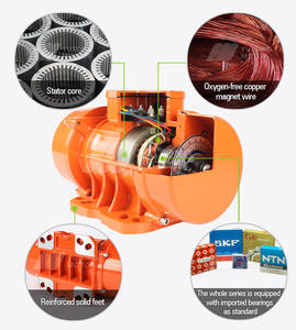 Motore industriale trifase 380V 50HZ vibrazione variabile 3000Rpm elettrico tramoggia vibratore per calcestruzzo - Product Image 4