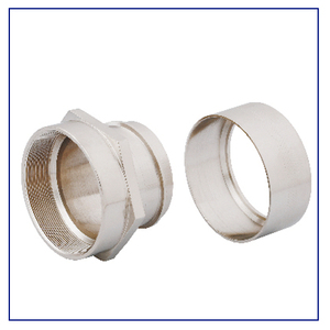 Flameproof Double Compression Thread <b>Adapter</b> NPT 1 Inch to M32 Enlarger for Industrial Electrical Conduit and Wire Glands - Product Image 3