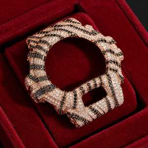 925 Silver Fully Iced Out VVS D Color Moissanite Diamonds GA6900 <b>Watch</b> <b>Case</b> Bezel Moissanite <b>Watch</b> Accessories Hip Hop Jewelry - Product Image 3