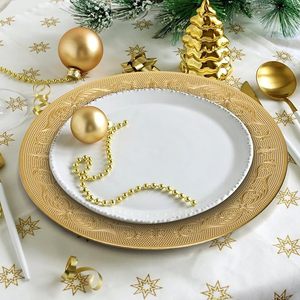 Plato de Acero Inoxidable de Lujo, Ecológico, Duradero, Moderno y Decorativo para Bodas, Banquetes, Fiestas y Eventos - Product Image 5