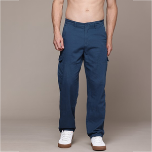 Pantalones Cargo de Alta Calidad con Logotipo Personalizado, Pantalones Cargo de Tallas Grandes con Múltiples Bolsillos para Hombre, Pantalones Casuales - Product Image 3