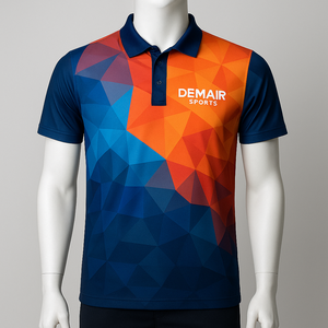 Private Label <b>Long</b> Twill Lightweight Moisture Wicking Sublimated for <b>Shirts</b> Summer Sports Breathable Corporate Uniforms OEM - Product Image 5