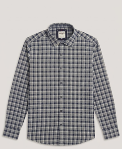 Camisa Casual de Manga Larga con Doble Botonadura y Micro Cuadros para Hombre, 100% Algodón Transpirable, Verano, ODM, Logotipo en el Cuello Trasero, Marca Enovate - Product Image 1