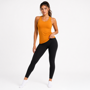 Camiseta sin mangas para mujer, elegante, esencial para el día a día, tela suave al tacto, costuras duraderas, perfecta para vacaciones de verano, fitness y uso diario. - Product Image 5