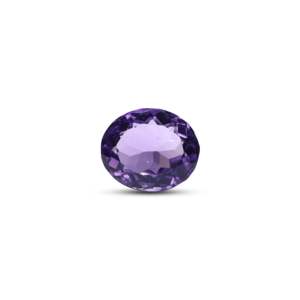Loose 5.3 Carat Oval Cut Amethyst Gemstone for Fine Jewelry - Product Image 1