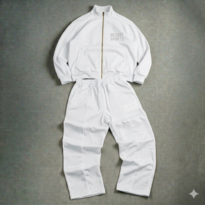 Rexfit Sports Private Label Mens Nylon Sports Tracksuit Reflective <b>Jacket</b> <b>Short</b> Set Tracksuit Set Wholesale - Product Image 2