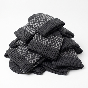 Gorro de punto con diseño de hoja de Ginkgo, verde oliva, con puño, estampado floral botánico, cálido para invierno, gorro tipo calavera, venta al por mayor, directo de fábrica - Product Image 2