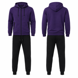 Conjunto Deportivo Casual Personalizado para Hombre, Chaqueta con Cierre y Pantalones Jogger al por Mayor para Marcas de Ropa Urbana, Fabricante OEM - Product Image 1