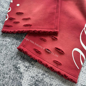 PT999 Custom Men's Casual Breathable Eco-Friendly Winter Acid Washed Sweatpants <b>Fleece</b> <b>Joggers</b> Pants Sun Faded Baggy Wide Leg - Product Image 5