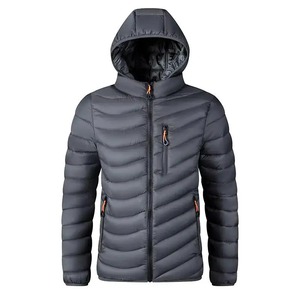 Chaqueta Acolchada Ligera para Hombre, Abrigo Cálido de Invierno, Ropa de Abrigo Acolchada para Exteriores, Chaqueta Casual con Cierre, Fabricante Mayorista Personalizado - Product Image 4