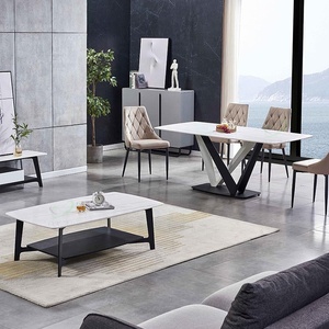 Muebles de Comedor Modernos, Mesa de Comedor de Cerámica para el Hogar y Restaurantes, 6 Plazas, Marca OKAY, Modelo DT-501 - Product Image 6