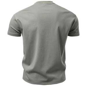 <b>Men's</b> Regular Fit Short Sleeve O-Neck T-Shirt <b>Animal</b> Print Breathable Knitted Casual Wear 100% Cotton Jersey Fabric - Product Image 2