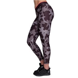 Leggings de yoga pour femmes, taille mi-haute, longueur intégrale, couleur unie, taille élastique, extensibles dans les quatre sens, en Spandex et Polyester, écologiques, séchage rapide - Product Image 1