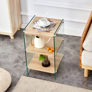 Comodino a Tre Ripiani per Soggiorno - Product Image 3