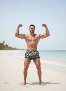 Pantalones Cortos Deportivos de Algodón para Hombre, Personalizados al por Mayor, con Bolsillos, Casuales, Holgados, para Correr - Product Image 6