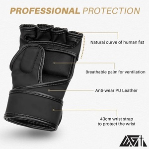 Wholesale 2026 Custom MMA Gloves and Boxing Training MMA Sparring Gloves for Muay Thai BJJ Training Grappling <b>Punching</b> <b>Bag</b> Boxin - Product Image 2