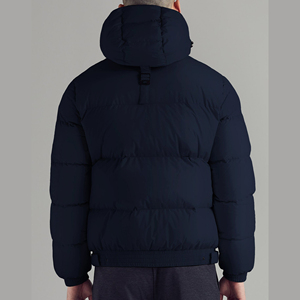 Veste matelassée légère pour homme, bleu marine, de haute qualité, respirante, chaude, pour l'extérieur, décontractée - Product Image 5