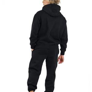 ชุดวอร์มผ้าฝ้ายหนานุ่มสไตล์วินเทจ ย้อมสีแบบแอซิดวอช เป็นมิตรต่อสิ่งแวดล้อม ทรงโอเวอร์ไซส์ รับสกรีนลายตามสั่ง พิมพ์ลายนูน 3 มิติ - Product Image 2