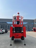Leistungsstarker Elektrischer Hydraulischer Raupenkettenlift mit Selbstfahrfunktion - 320kg Tragfähigkeit 6-12m Hubhöhe Vielseitig Einsetzbar
