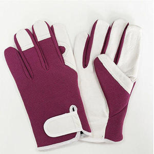 Guantes de Trabajo de Cuero Vacuno Resistentes con Palma de Cuero Doble, Impresión Personalizada, Resistentes al Calor, Guantes de Seguridad de 12 Pulgadas - Product Image 3