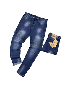 Nouveau jean décontracté pour homme, coupe droite, style urbain américain, en denim respirant, délavage clair, design cintré tridimensionnel, collection automne - Product Image 6