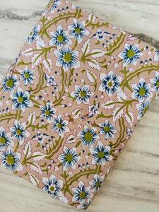 Tela de Algodón Hecha a Mano en India, Tela Estampada a Mano Sanganeri de Jaipur, Material para Confección de Vestidos - Product Image 6